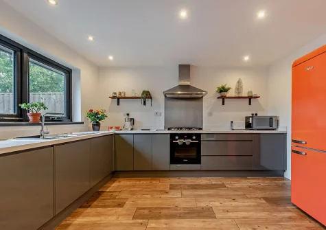 The kitchen at The Nook, Saundersfoot