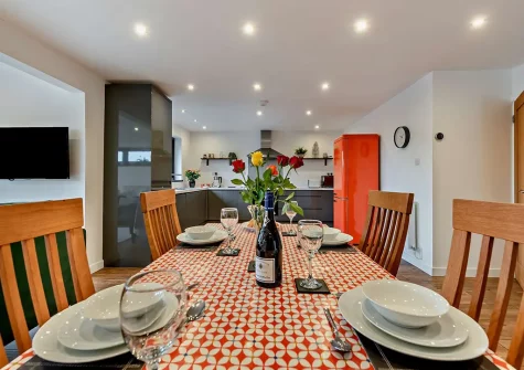 The dining area at The Nook, Saundersfoot