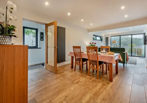 The dining area at The Nook, Saundersfoot