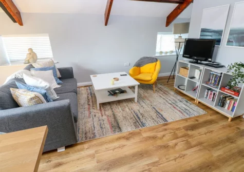 The living area at The Old Brewery, Saundersfoot