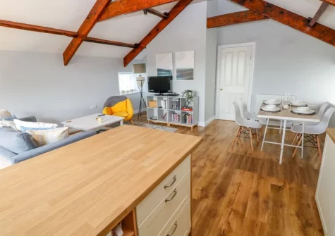 The kitchen & dining area at The Old Brewery, Saundersfoot