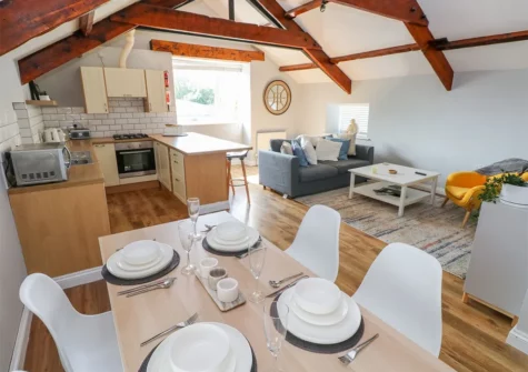The dining area at The Old Brewery, Saundersfoot