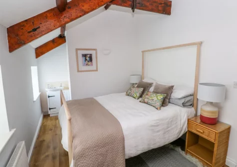 The bedroom at The Old Brewery, Saundersfoot