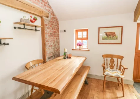 The dining area at The Old Farm Shop, Bethesda