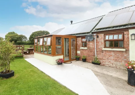 The garden at The Old Farm Shop, Bethesda