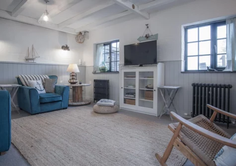 The living room at The Old Spa, Stepaside