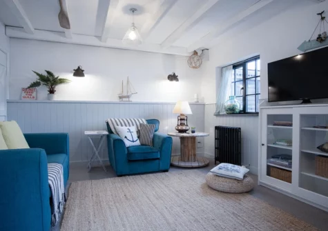 The living room at The Old Spa, Stepaside