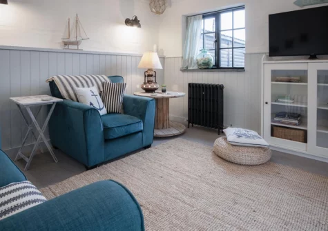 The living room at The Old Spa, Stepaside