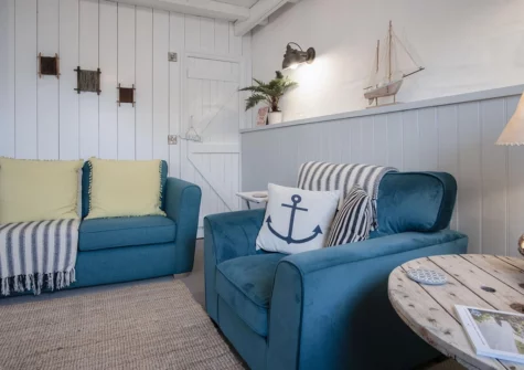 The living room at The Old Spa, Stepaside