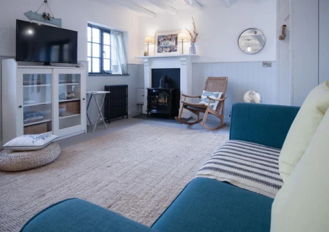 The living room at The Old Spa, Stepaside