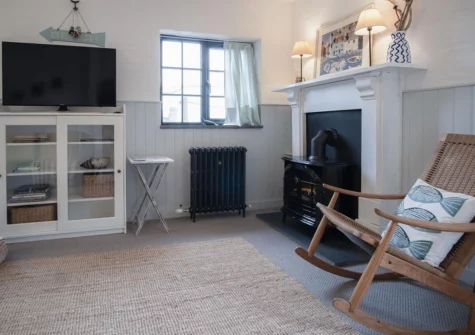 The living room at The Old Spa, Stepaside