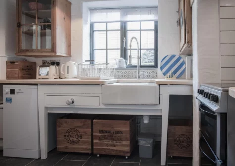 The kitchen at The Old Spa, Stepaside