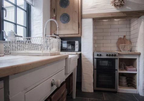 The kitchen at The Old Spa, Stepaside