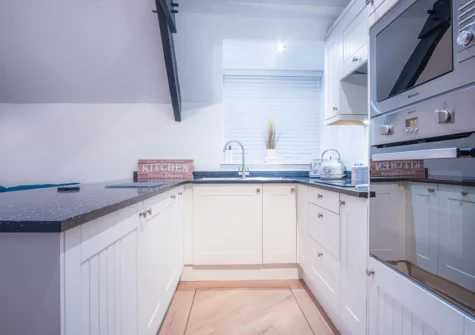 The kitchen at The Penthouse At The Mews, Tenby