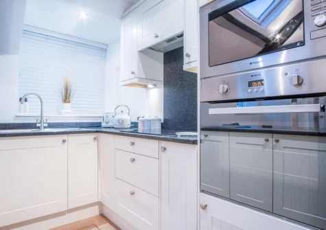 The kitchen at The Penthouse At The Mews, Tenby