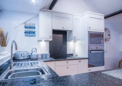 The kitchen at The Penthouse At The Mews, Tenby