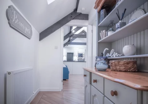 The hallway at The Penthouse At The Mews, Tenby