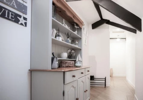 The hallway at The Penthouse At The Mews, Tenby