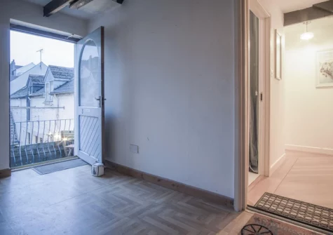 The enterance area at The Penthouse At The Mews, Tenby