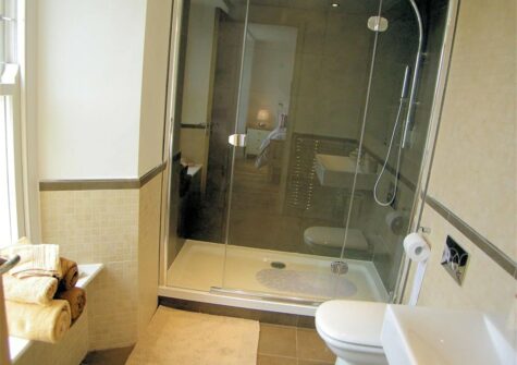 Bedroom #1 en-suite at The Penthouse, Tenby