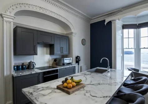 The kitchen at The Ship Song, Tenby