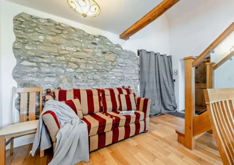 The living area at The Shippon At Brynbanc, Lampeter Velfrey