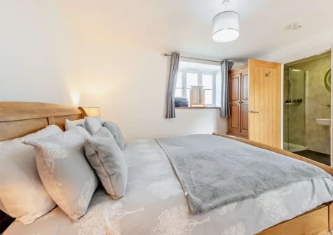 Bedroom #1 at The Shippon At Brynbanc, Lampeter Velfrey