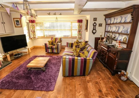 The living room at The Woodlands Lower Level, Kilgetty