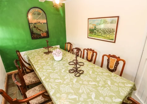 The dining room at The Woodlands Lower Level, Kilgetty