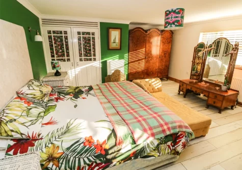 Bedroom #1 at The Woodlands Lower Level, Kilgetty