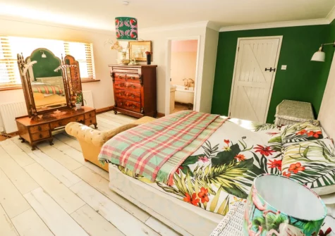 Bedroom #1 at The Woodlands Lower Level, Kilgetty