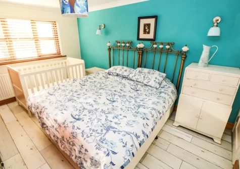 Bedroom #3 at The Woodlands Lower Level, Kilgetty