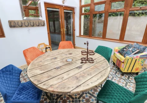 The conservatory at The Woodlands Lower Level, Kilgetty