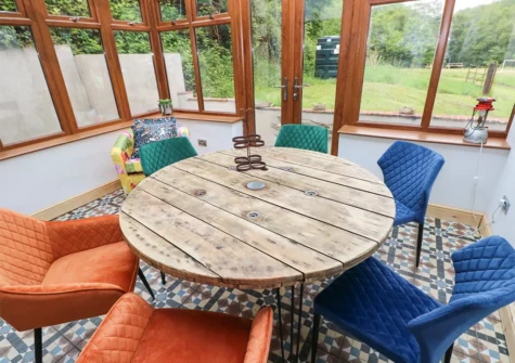 The conservatory at The Woodlands Lower Level, Kilgetty