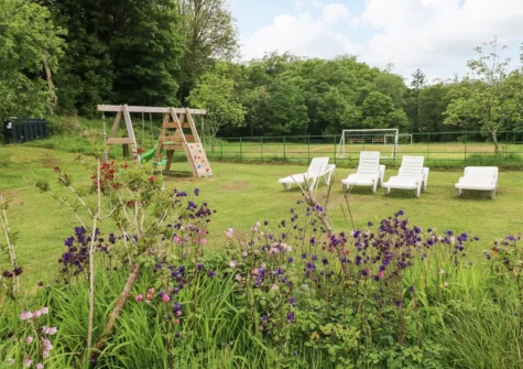 The garden at The Woodlands Lower Level, Kilgetty