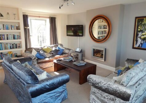 The living area at Tiffany House, Tenby