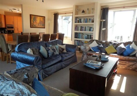 The living area at Tiffany House, Tenby