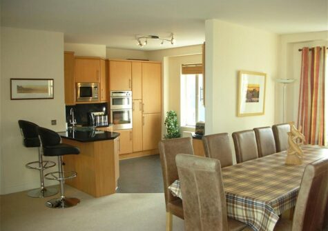 The kitchen & dining area at Tiffany House, Tenby