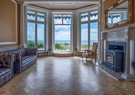 The living room at To The Manor Born, Penally