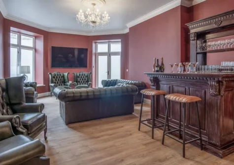 The bar at To The Manor Born, Penally