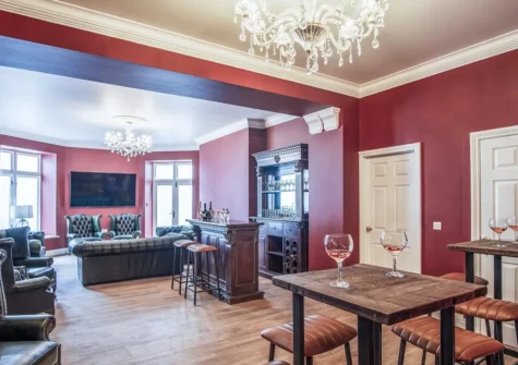 The bar at To The Manor Born, Penally