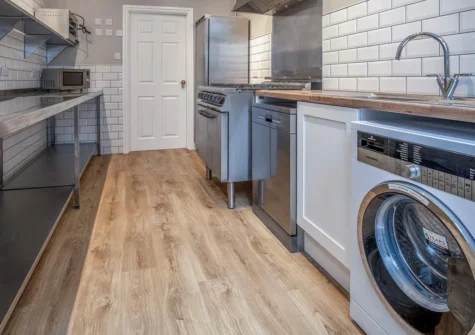 The catering kitchen at To The Manor Born, Penally