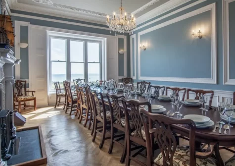 The dining room at To The Manor Born, Penally