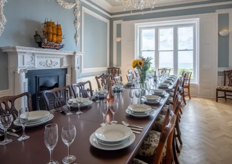 The dining room at To The Manor Born, Penally