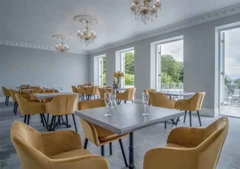 Enjoy breakfast in the orangery at To The Manor Born, Penally as the sunlight streams in