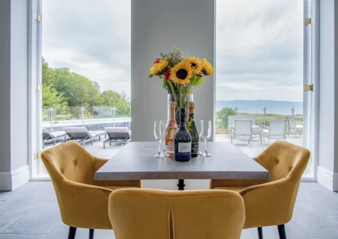 Enjoy breakfast in the orangery at To The Manor Born, Penally as the sunlight streams in