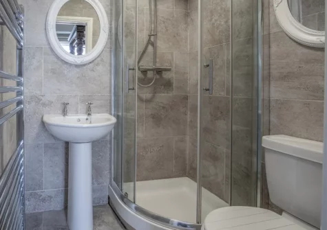 Bedroom #1 en-suite at To The Manor Born, Penally