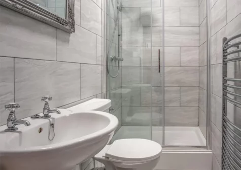 Bedroom #9 en-suite at To The Manor Born, Penally