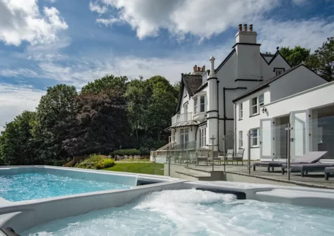 The swimming pool & hot tub at To The Manor Born, Penally