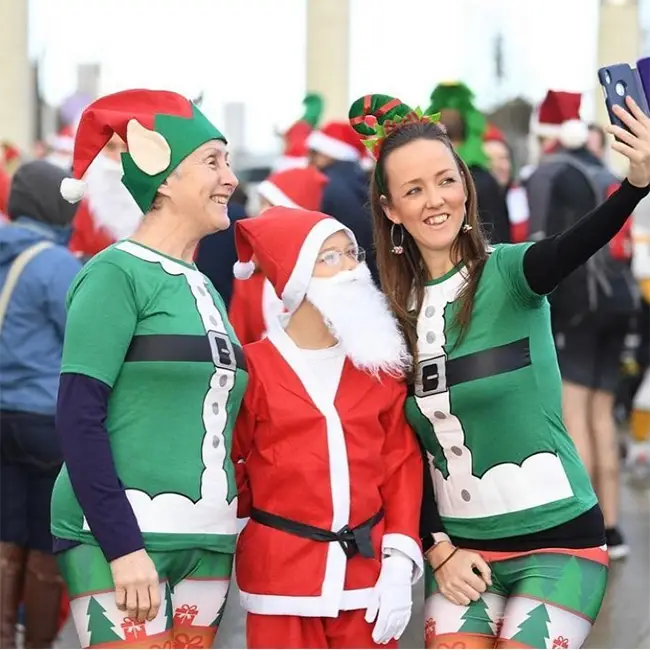 Top 10 things to do in Wales in December - Run Santa run